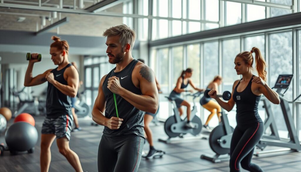 Skifahrer Konditionstraining